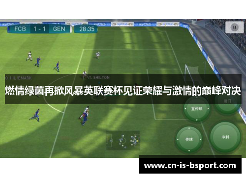 燃情绿茵再掀风暴英联赛杯见证荣耀与激情的巅峰对决